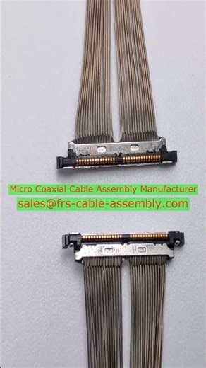 40 awg micro coax cable 30 pin harness coaxial cable parameters IPEX 20525-060E-02 Laptop Video Wire