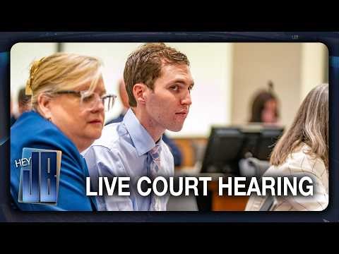 LIVE: Accused Charlie Kirk killer in court, Tyler Robinson evidentiary hearing | HeyJB