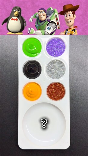 🌈Toy story 5 Color mixing #toystory #woody #satisfying