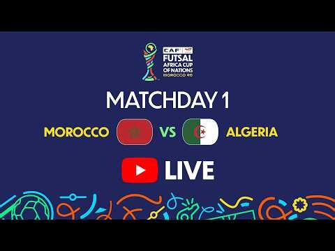 Morocco vs Algeria | Group A | Matchday 1 | #TotalEnergiesAFCONFutsal2026
