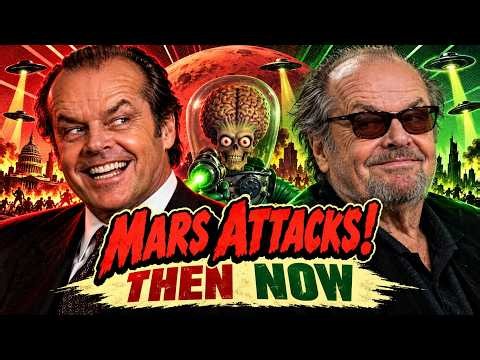 Mars Attacks 1996 from Tim Burton! Cinematic Tribute and Cast Then and Now 2026