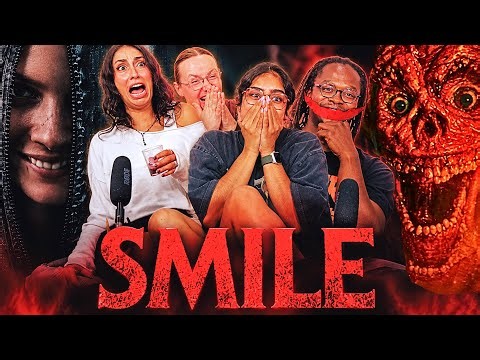 SCARIEST MOVIE EVER?? Smile | Group Reaction