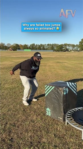 Why are failed box jumps always so animated? 😂 #shorts #funny