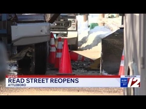 Read Street in Attleboro reopens after water main break