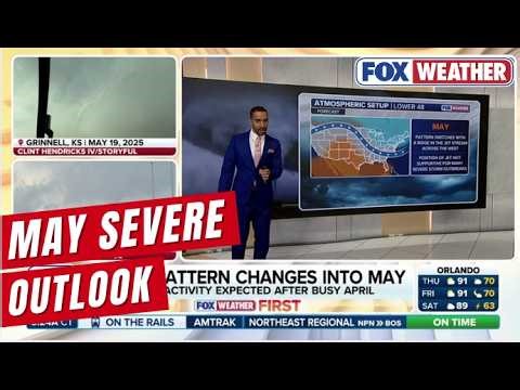 Weather Pattern Shift Signals A Quieter May For Severe Storms Following Active April