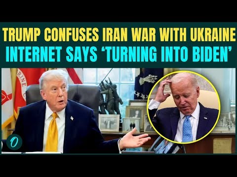 Trump's Biden-Like Gaffe CAUGHT ON CAM- After DOZING OFF Mid-Briefing, Trump Mixes Up Iran, Ukraine