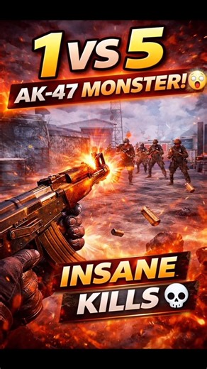 1 vs 5 INSANE Clutch 😱🔥 | AK-47 Solo Wipe 💀 COD Mobile Gameplay #codm #codmobile #callofdutymobile