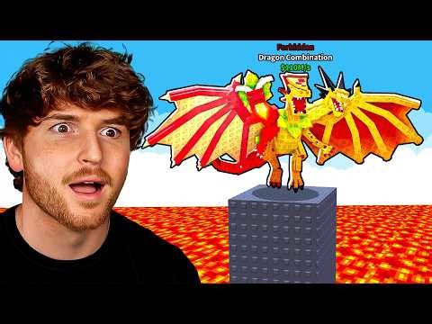 I Got The DRAGON COMBINATION in Survive Lava For Brainrots..