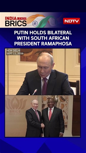 BRICS Summit | Putin & Ramaphosa Hold Bilateral Talks On Sidelines Of BRICS Summit
