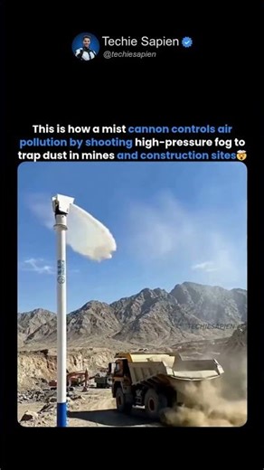 How Mist Cannons Trap Dust & Reduce Pollution in Seconds 🌫️