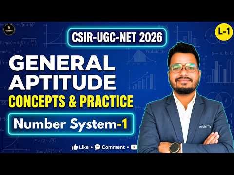 CSIR-UGC-NET 2026 | General Aptitude | L1 Number System & Classification | Part-1 | Ajay Namdeo |