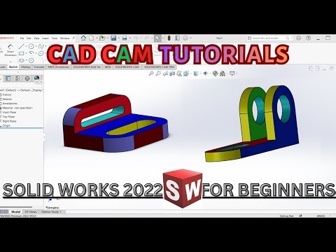 Solid_Works Practice Exercises for Beginners | CAD CAM Basics Tutorials