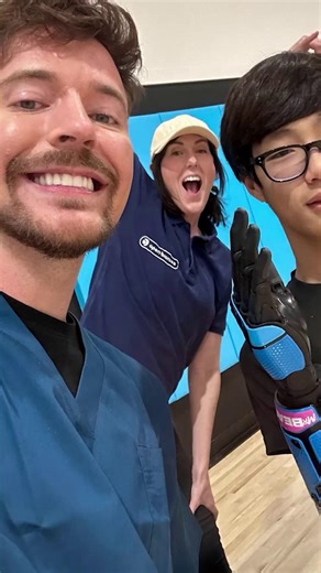 Kai Pollnitz, who was born without his right hand, received the custom-built prosthetic at an Open Bionics clinic in Austin, Texas. | New York Post