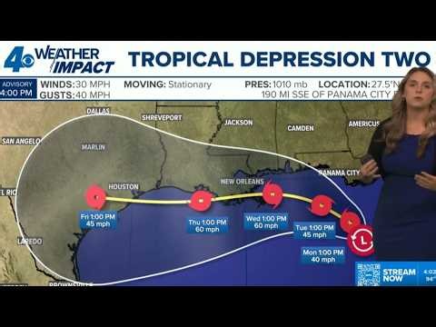 Sunday Tropical Update 4 p.m. Tropical Depression 2 could soon become Tropical Storm Bertha