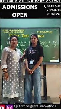 DCET-TEST 07 TOPPERS | TGI ACADEMY | CRASH COURSE-OFFLINE/ONLINE/CLASS RECORDING #dcet #kea