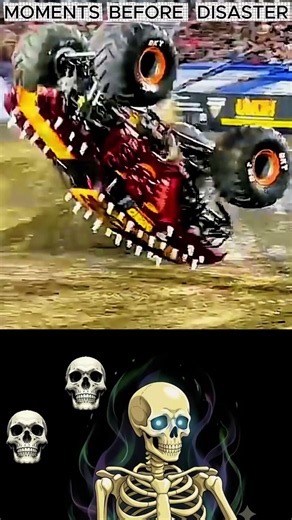 Ultimate Monster Jam Stunts and Epic Crashes! 🚜💥 #monsterjam #automobile #monstertruck #closecall