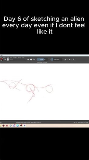 Day 6 of drawing a speculative biology alien every day