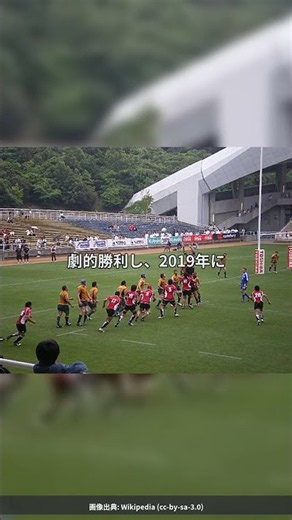 ラグビー日本代表の南ア撃破