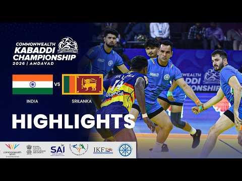 India Men vs Sri Lanka Men | Match Highlights | Commonwealth Kabaddi Championship 2026 | #CWKC2026