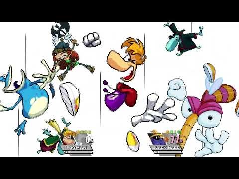 Super Smash Bros Crusade: Rayman Vs Black Mage (Deathmatch)