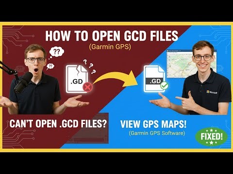 How to Open GCD Files (Garmin GPS)