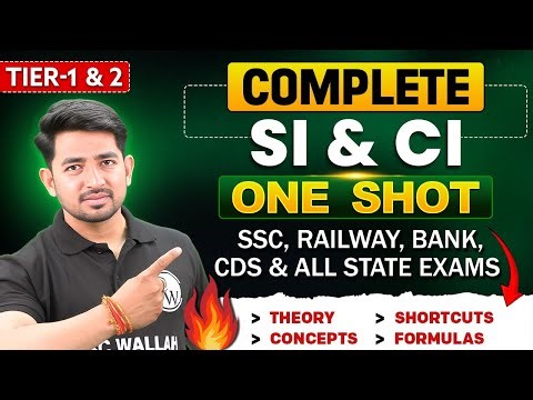 Complete Simple & Compound Interest One Shot | Maths Revision Class by Ravinder Sir
