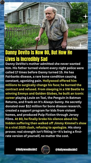 Danny Devito Is Now 80, But How He Lives Is Incredibly Sad #shorts
