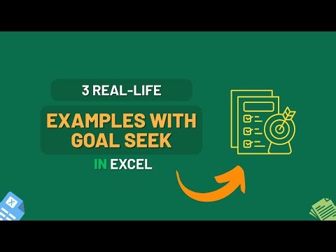 3 Real Life Examples with Goal Seek in Excel