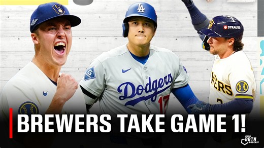 Scrappy Brewers Win Gives Milwaukee NLCS Lead + Increasingly Worrisome Dodgers Offense | BBTN Pod