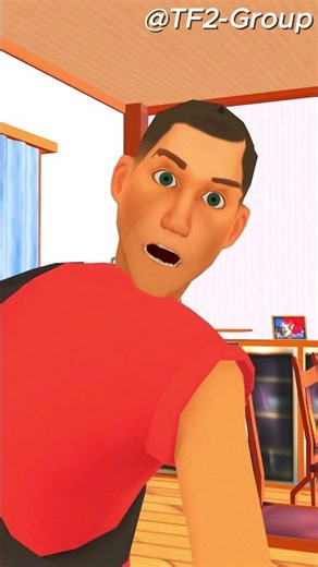The sound shocked Scout Haha #memes #tf2funny #funny #fortnite #tf2shorts