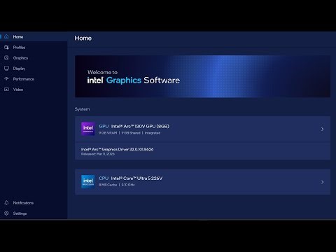 Best method to update the Intel ARC Graphics Driver