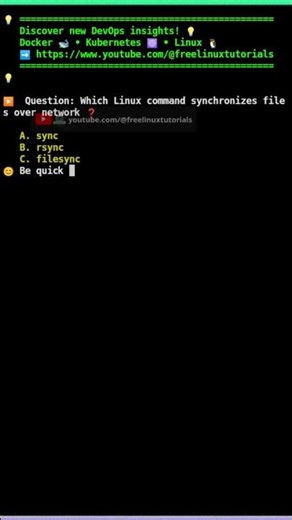 🐧 Linux command to synchronize files over networks