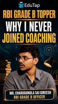 RBI Grade B Topper's Honest Self Study Strategy | Decide If You Need Coaching