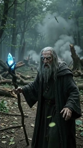 Wizard vs. Shadow Monster: A Deadly Trap