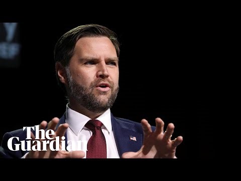 JD Vance heckled over Gaza and says Trump wants a 'grand bargain' with Iran