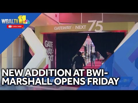 BWI-Marshall addition opens to public on Friday