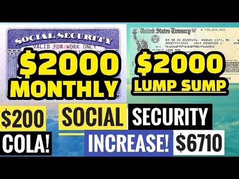 📈 Good News 🥳 $1,400 + $2,500 Social Security Increase 💰Social Security Stimulus Checks? SSI,VA,SSDI