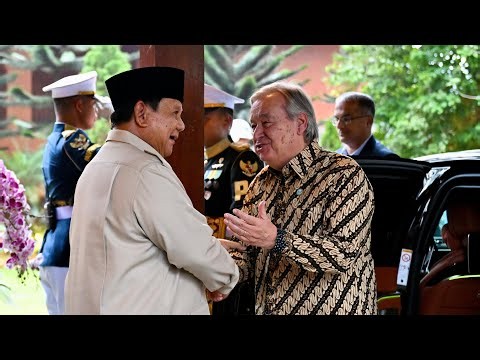 Presiden Prabowo Menerima Sekjen PBB Antonio Guterres, Hambalang, 18 Oktober 2026