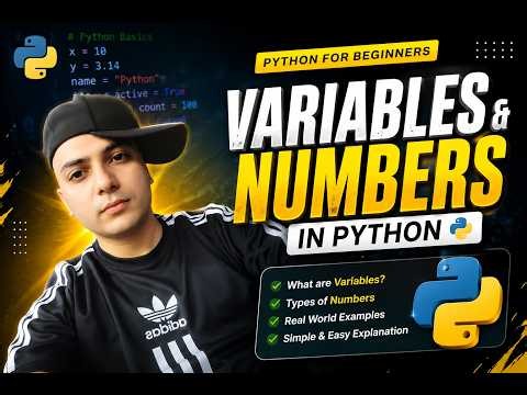 Variables and Numbers in Python 🐍 | Complete Beginner Tutorial with Live Execution