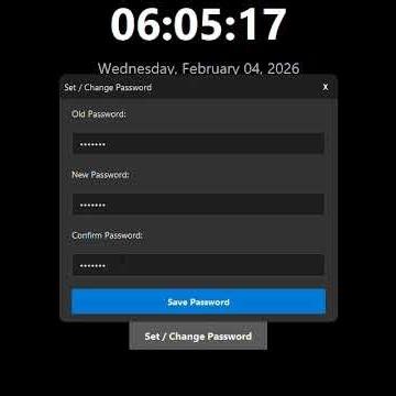 Computer Lock Screen Application in Java Swing 🔒 | Short Demo
