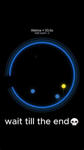 The circle rotate - Will it EVER escape? 😱 #satisfying #viral #python