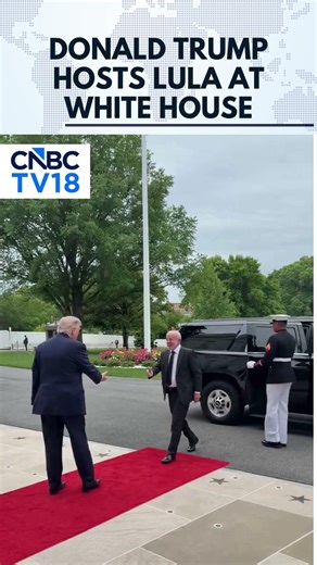 WATCH: US President Donald Trump Welcomes Brazil President Lula To White House | N18G