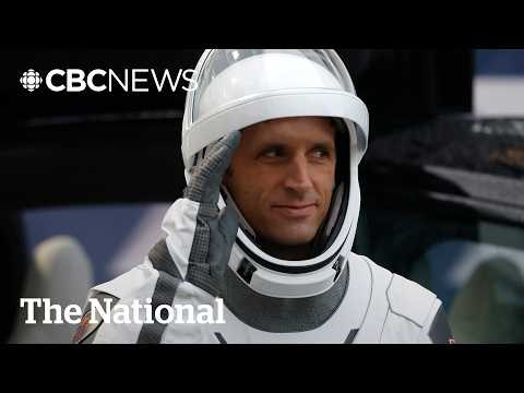 Canada's Joshua Kutryk lifts off in SpaceX Dragon capsule
