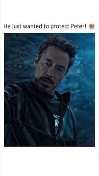 Peter Meant So Much to Tony 😭 #SpiderMan #Marvel #Emotional #Shorts