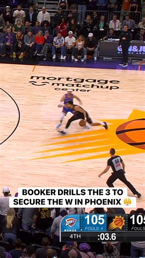 Devin Booker KNOCKS DOWN the 3 with 0.7 seconds left to secure the W for the Suns! 🔥 | NBA