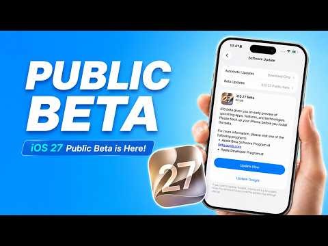 How to Install iOS 27 Public Beta 1 on iPhone (New Siri AI) 2026