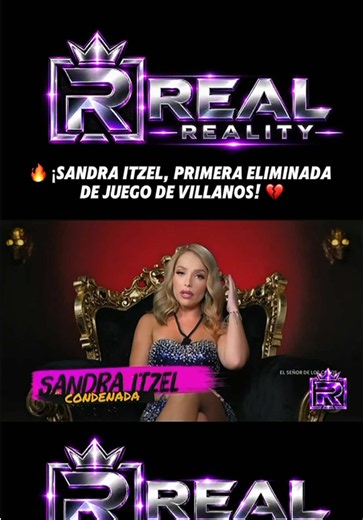 Sandra Itzel, la primera eliminada de Juego de Villanos: «Me voy siendo memorable»