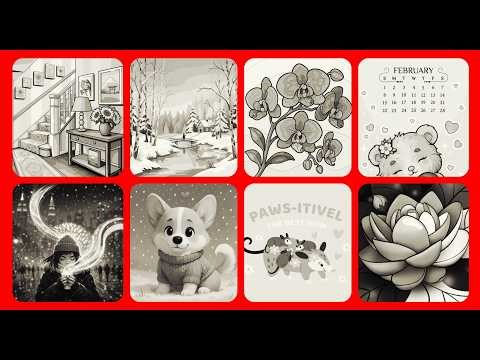 Color by Number Picture Collage Hey Color app #RelaxMindGames #colorbynumber