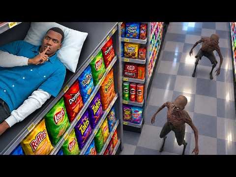 Surviving 100 Nights in MEGASTORE in GTA 5..