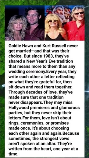 ❤️ Goldie Hawn & Kurt Russell’s 40-Year Love Tradition That Replaced Wedding Vows